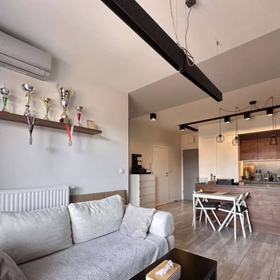 Miete einer gemütlichen 2-Zimmer-Wohnung, 44 m², Grabiszyn, Breslau, Polen